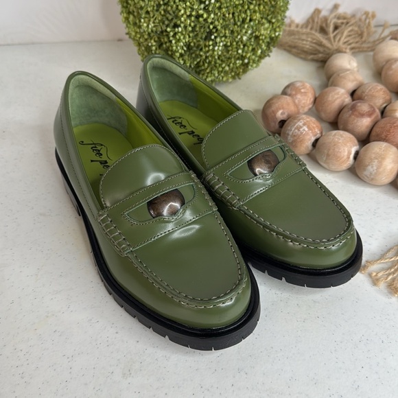 Free People Liv Loafer (Serpent Green) 6/36 - Picture 3 of 12